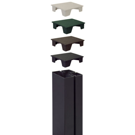 Tapa para cubrir poste 6 x 6 x h. 2,1 cm TAP ALUPOST verde Nortene