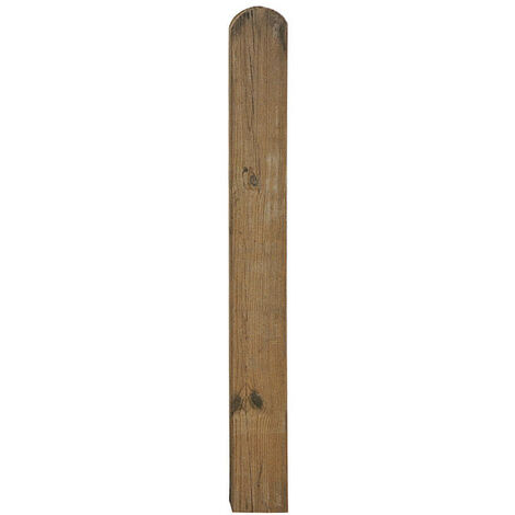 Poste de madera (L x An x Al: 250 x 8,9 x 8,9 cm, Pino, Marrón)