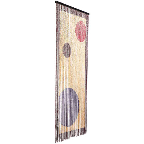 CORTINA DE MADERA PLANETS 60 LÍNEAS 90X200 CM NORTENE