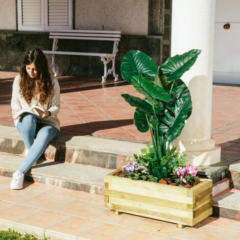 JARDINERA RECTANGULAR WINDOWBOX 90X40X33 CM NORTENE (1/10)