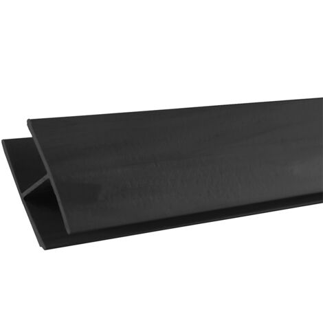 PERFIL UNION PLASTICO H 2.05 M. ANTRACITA NORTENE