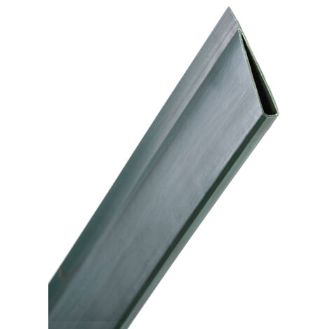 PERFIL REMATE U CAÑIZO PVC 1.5M VERDE