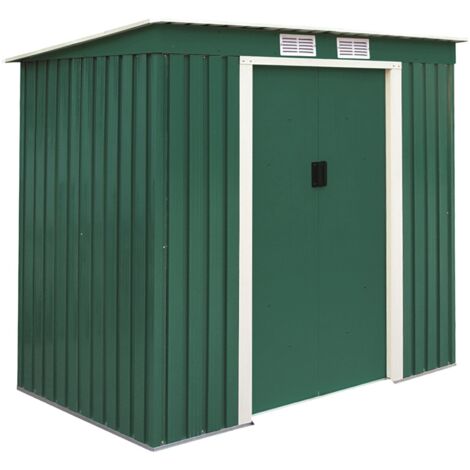 CASETA METALICA STORE ROOM VERDE 2,13x1,30x1,73 M NORTENE