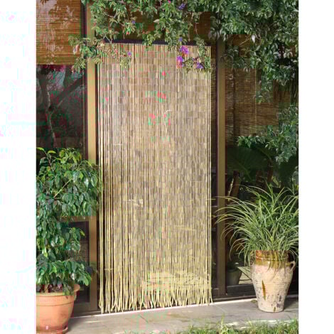 CORTINA PUERTA HONG KONG MARFIL 70 LINEAS 90X200 CM NORTENE