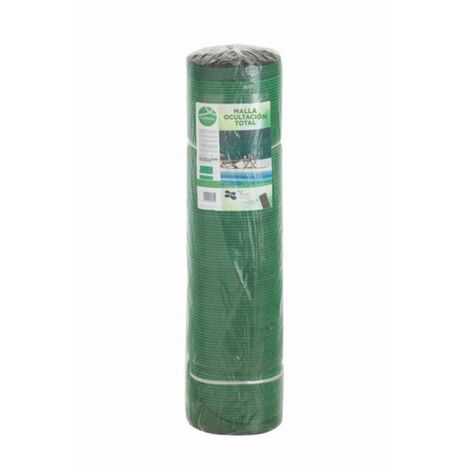 ROLLO MALLA OCULTACIÓN RECYNET 120 G/M2 VERDE 1.5 X 10M (1/4)