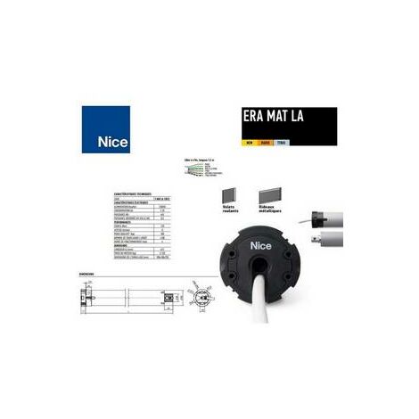 Moteur ERA MAT LA  Ø 58 mm, radio, fin course électronique, 120Nm, TTBus  NICE