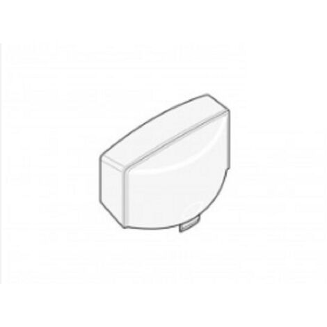 Sommer – Cache plastique blanc pour boîtier DUO – Accessoire motorisation garage – Résistant aux intempéries – Installation facile et rapide