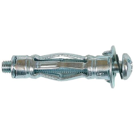 100 Chevilles "BRIK" idéale plaque de plâtre / matériaux creux D. 4 x 32 mm + Vis - Zingué (1/8)