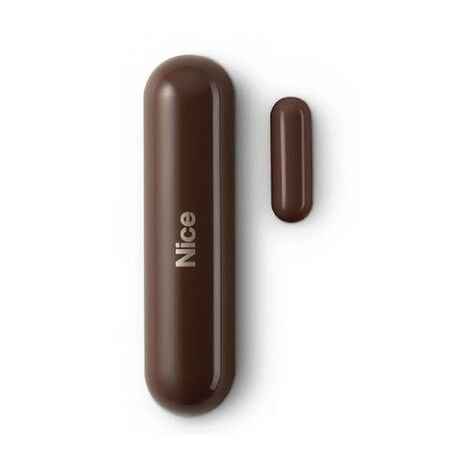 Détecteur d'ouverture magnétique ZWave MARRON - NICE - (1/2)