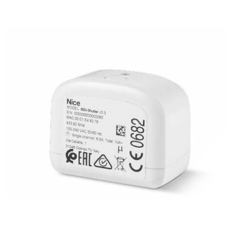 Micromodule / Micro-récepteur pour volet roulant et stores - connectée Yubii Home - Bidi-Switch- Nice (1/3)