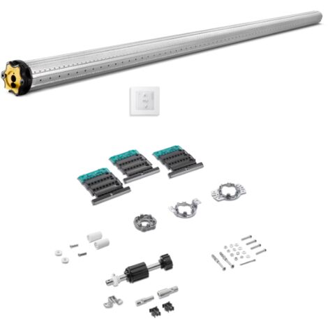 Somfy – Kit pour motorisation de volet roulant 230V – Moteur radio RTS – Protection gel – Smart Protect – Installation simplifiée sans démontage - RTS10