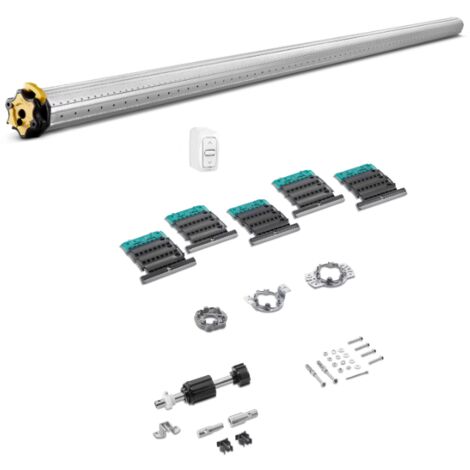 Somfy – Kit pour motorisation de volet roulant 230V – Axe motorisé avec point de commande Inis® PF – Fonction Smart Protect et protection gel