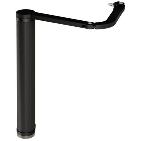 Ferme-portail Noir motorisé VENUS avec bras à coulisse, pour portail battant jusqu'à 1.4m - LOCINOX - (1/2)