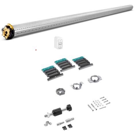 Somfy – Kit pour motorisation de volet roulant 230 V filaire – Axe motorisé avec fonction Smart Protect – Installation facile avec accessoires inclus - LT 50 WT