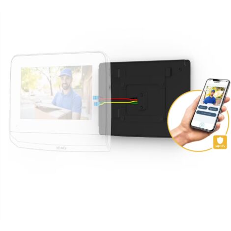 Somfy – Module de connectivité pour visiophone V350 V500 V500 Pro – Connecté pour gestion sécurité – Compatible avec modèles V350 V500 V500 Pro