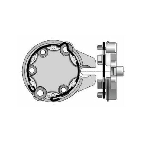 Support pour store LT50/LT60 - pion 12 x 9 somfy