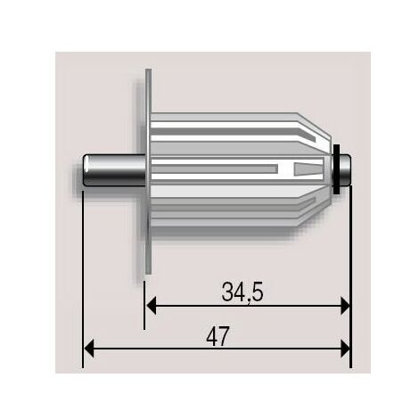 Embout universel LS40 08 SOMFY (1/2)