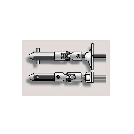 Somfy – Sortie de caisson à 60° pour manivelle décrochable – Longueur 260 mm – Embout à manivelle inclus – Compatible avec manivelle à baïonnette (1/2)