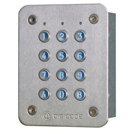 Cadre SEUL de mise en applique inox pour CAASE. - CDVI - (1/2)