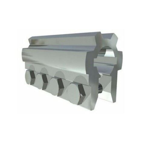 Pièce d'accouplement en aluminium 25,4 mm L= 120 mm