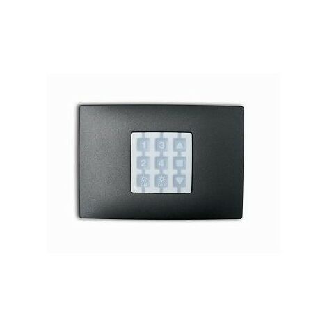 Support de télécommande/Emetteur NiceOpla plaque murale rectangulairenoir NICE