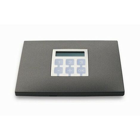 Support télécommande/Emetteur NiceOpla plaque murale rectangulaire graphite NICE