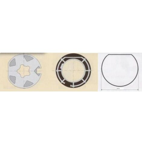 Jeu d'adaptation moteur pour LT 60 tube STOBAG 100 somfy (1/2)