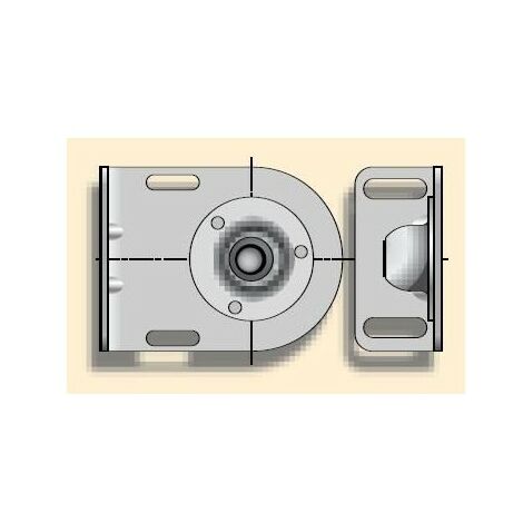 Equerre avec rotule ø 10 ZN SOMFY (1/2)