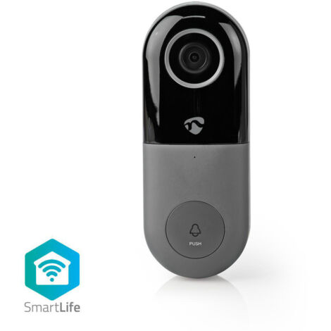 Vidéophone SmartLife avec capteur de mouvement par wifi, alimenté parpile - NEDIS - (1/5)