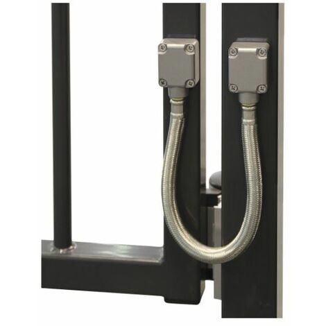 Gaine de passage renforcée en acier inoxydable 450 mm / diam. 9mm / anti-cisaillement - LOCINOX - (1/5)