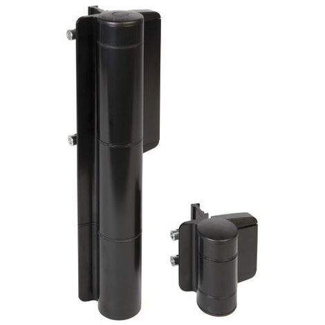 Charnière hydraulique à fermeture automatique réglable pour grandes potes - RAL 9005 - MAMMOTH - LOCINOX