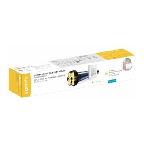 Kit de remplacement pour moteur existant radio IO de volet roulant porte fenêtre + accessoire - SOMFY -
