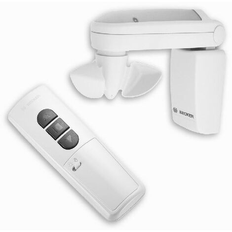 Capteur radio soleil/vent SWS641-II, solaire + télécommande, pour moteur radio. - BECKER -