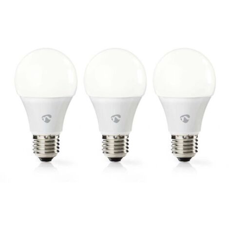 Lot de 3 ampoules SmartLife / E27 / 800 lm / 9 W / A+ - NEDIS - (1/5)