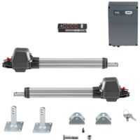 Sommer – Kit de motorisation de portail 2 battants jusqu'à 2,5m – Vérins à vis sans fin – 24V c.c – Charge max 300Kg – Moteur silencieux