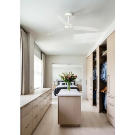 JUST FAN Ventilador sin luz blanco 32101