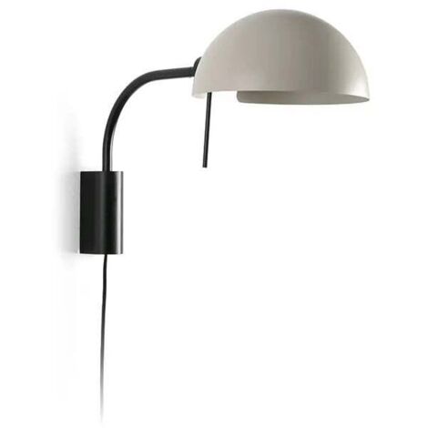 DOMINICA aplique de pared S con pantalla beige