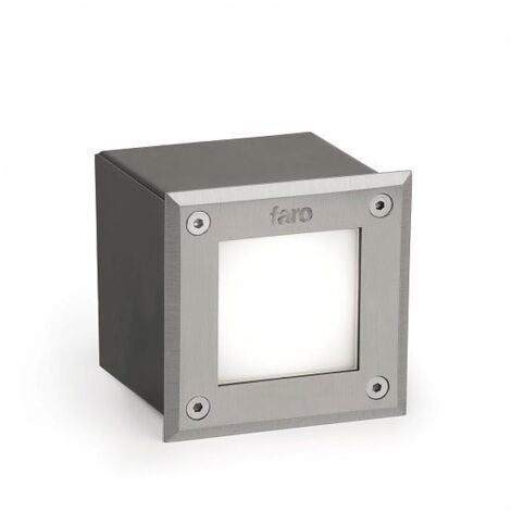 LED-18 Empotrable de pared y suelo negro mate 71499N