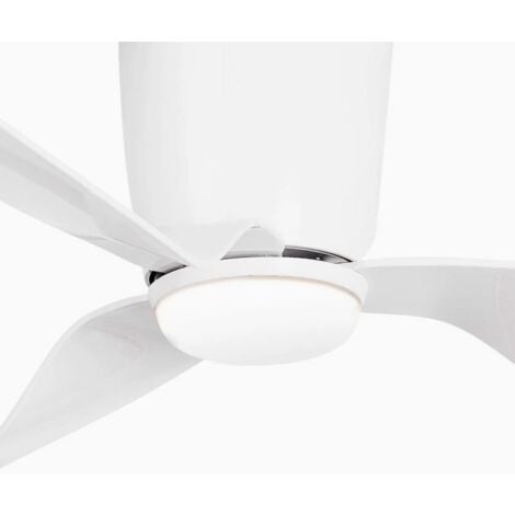 PEMBA Ventilador de techo blanco con motor DC con luz 33471N-3