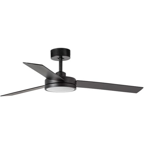 Ventilador de techo con luz negro BARTH 34261