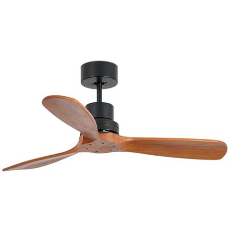 Ventilador de techo sin luz negro MINI LANTAU DC 33517DC