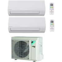 Daikin – Climatiseur réversible bi split 2MXF40A – 2 unités CTXF25C R32 – A++ ultra silencieux 20 dBA – Pour pièces de 12 à 20m2