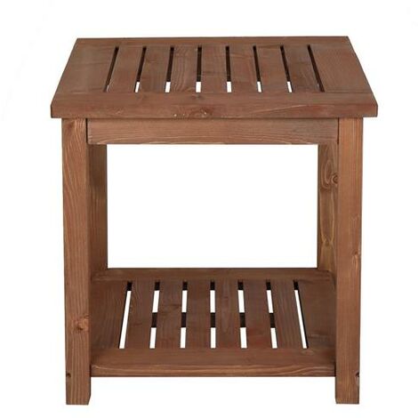 Tall patio deals side table