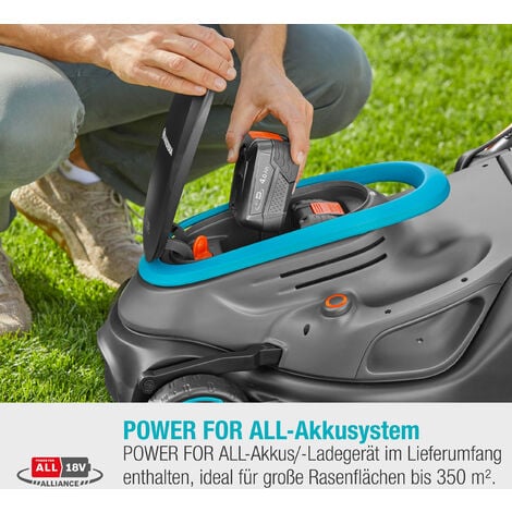 Akku-Rasenmäher Set PowerMax Ready-To-Use 37/36V P4A