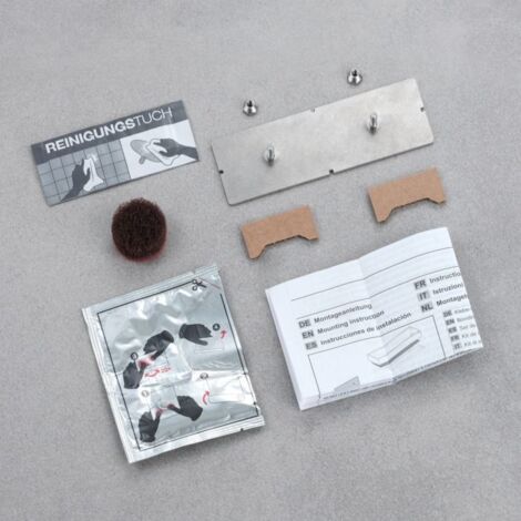 KEUCO Klebe-Set Typ 4 für Duschkörbe Edition 11 und Feuchtpapierbox Elegance, Kleben statt Bohren, Badezimmer oder Gäste-WC