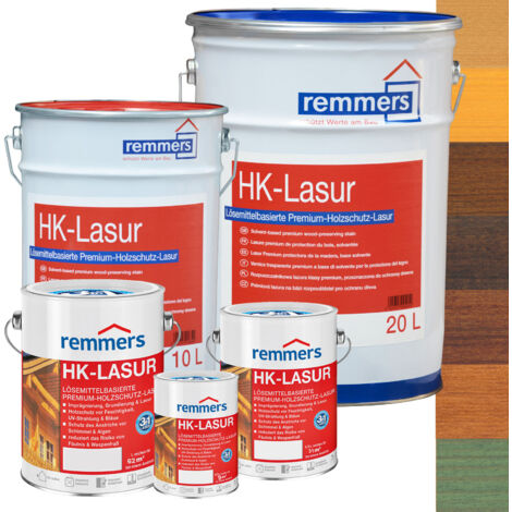 Remmers HK-Lasur 3in1 weiß, 10 Liter, Holzlasur aussen, 3facher Holzschutz mit Imprägnierung + Grundierung + Lasur, Feuchtigkeit- und UV-Schutz