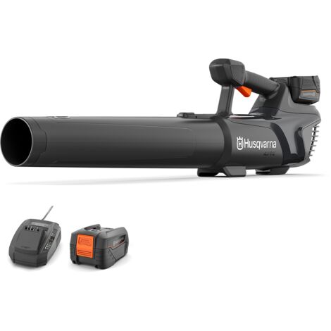 Husqvarna Akku Laubläser Aspire B8X-P4A, 3 Geschwindigkeits Stufen, abnehmbares Rohr, leichte Handhabung (inkl. Akku & Ladegerät)