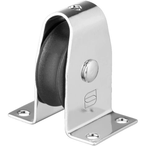 Sprenger Stehblock Gleitlager Umlenkrolle 6 mm - 1 Rolle 300 kg belastbar, 1200 kg Bruchlast