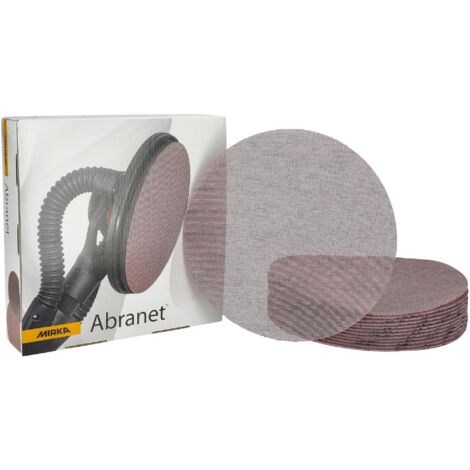 Mirka Abranet Ø 225 mm Grip Schleifstreifen P80/P120/P240, 25 Stück je nach Wahl, Körnung: K240 Körnung, Packungsinhalt: 25 Stück