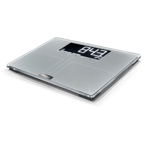 Soehnle Körperanalysewaage Shape Sense Connect 200 mit Bluetooth, digitale Personenwaage für Premium-Körperanalyse (BIA), Körperwaage berechnet präzisen Kalorienbedarf